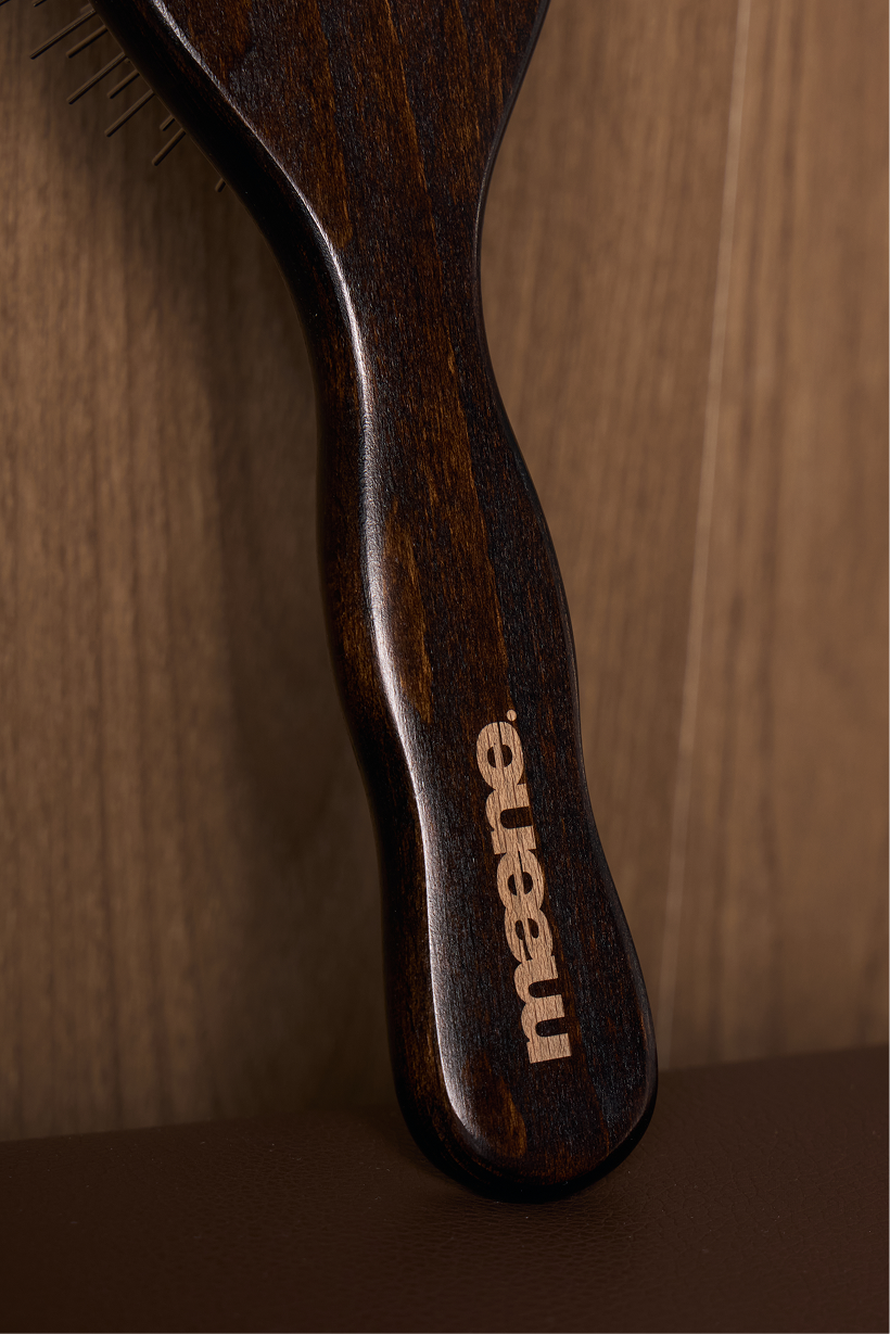 hair brush set for detangling, smoothing and adding natural shine